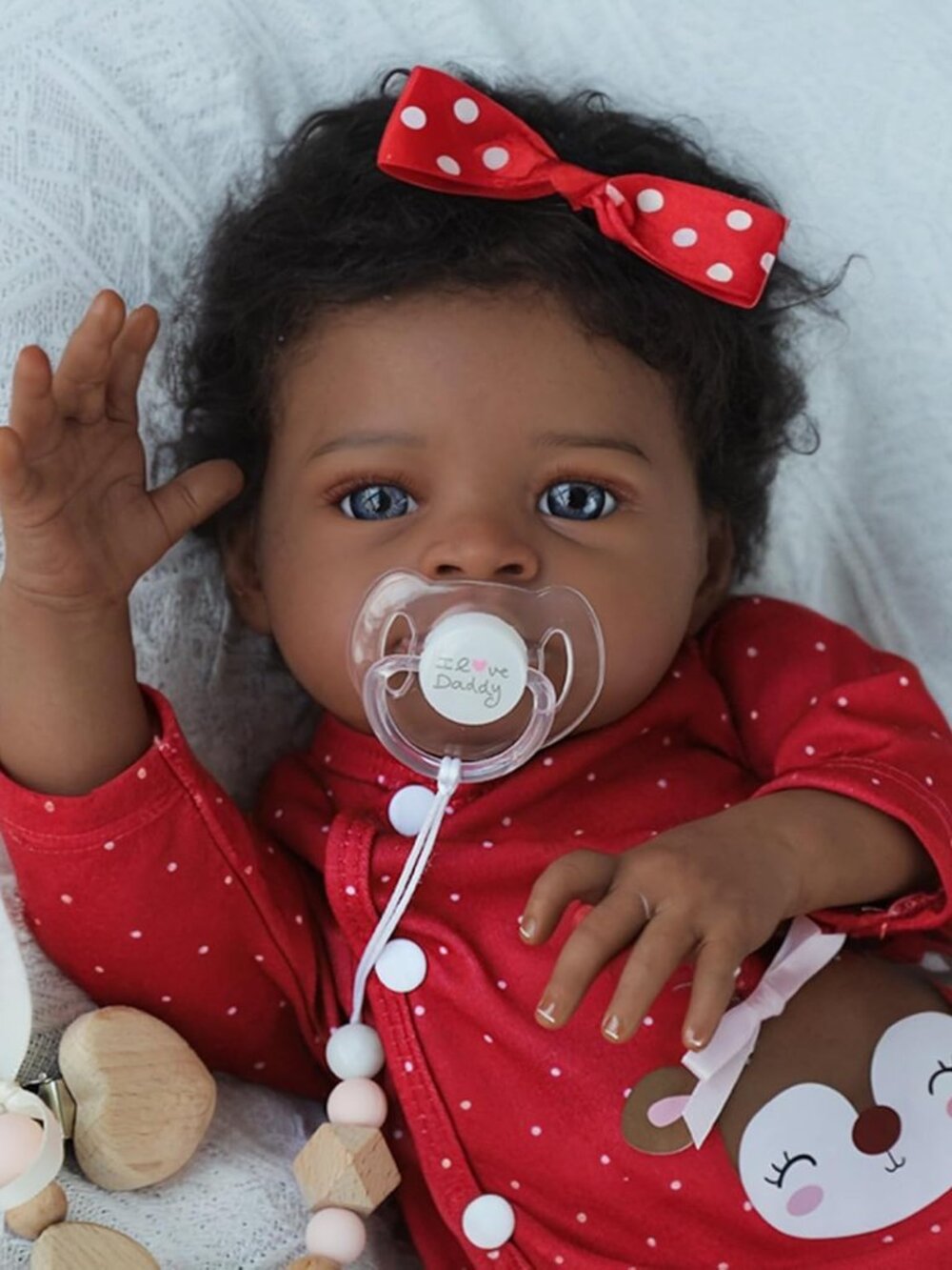 Reborn Baby Dolls Black Girl - 20 Inch African American Realistic Newborn Girl